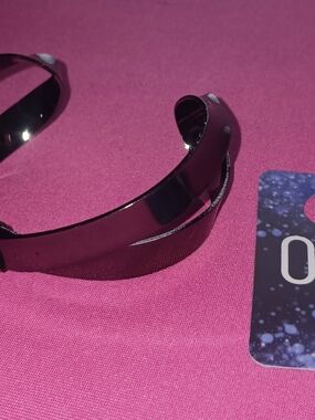 paparazzi Black Shiny Cuff Bracelet